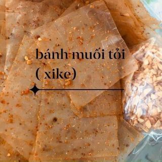 Bánh tráng xì ke tôm , tỏi