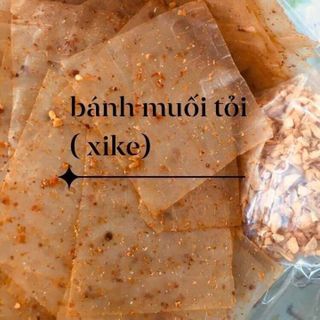 Bánh tráng xì ke tôm , tỏi