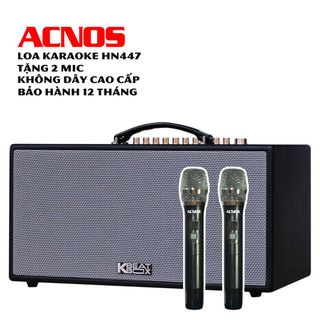 Loa Karaoke xách tay chính hãng Acnos tặng kèm 2 mic cao cấp giá sốc giá sỉ