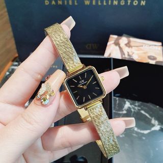 ĐỒNG HỒ THỜI TRANG NỮ D.W LƯỚI VUÔNG.