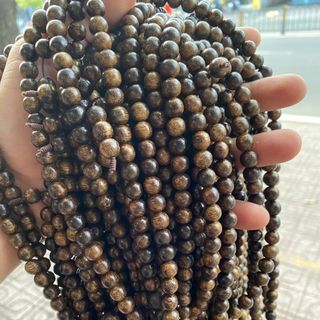 Vòng trầm 108 hạt giá xưỡng 6li