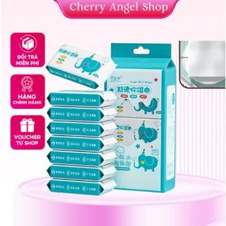 [FREESHIP] Khăn Giấy Ướt Mini  Hoạt Hình Cao Cấp Bỏ Túi Tiện Lợi