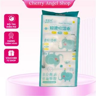 [FREESHIP] Khăn Giấy Ướt Mini  Hoạt Hình Cao Cấp Bỏ Túi Tiện Lợi