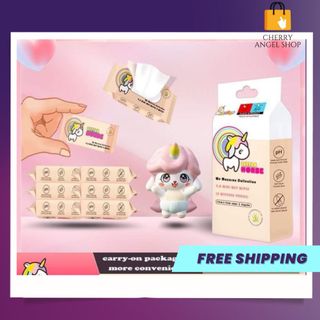 [FREESHIP] Khăn Giấy Ướt Mini  Hoạt Hình Cao Cấp Bỏ Túi Tiện Lợi