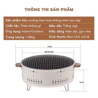 Bếp nướng than hoa không khói cao cấp hàng loại 1
