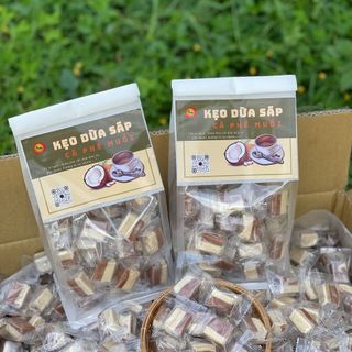 KẸO DỪA CAFE MUỐI CHUẨN LOẠI 1 GÓI 500G