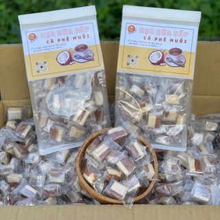 KẸO DỪA CAFE MUỐI CHUẨN LOẠI 1 GÓI 500G