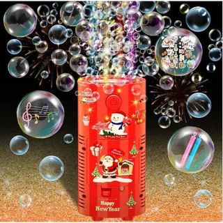 Máy Bắn Bong Bóng Bằng Xà Phòng, Máy tạo bong bóng pháo hoa 12 nòng siêu đẹp sử dụng pin/ có sỉ