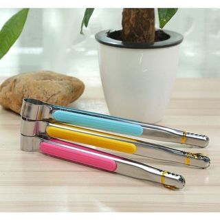 Kẹp gắp thức ăn đa năng màu sắc pastel bằng thép không gỉ an toàn cho sức khỏe/ có sỉ