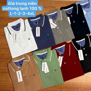 Áo thun có cổ trung niên có túi, áo polo nam cotton ngắn tay trung niên đẹp, chất lượng, vải dày