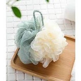 (𝒈𝒊𝒂́ 𝒔𝒊̉)  Bông Tắm Tạo Bọt Nhà Tắm- BÔNG TẮM TRÒN 2 MÀU- MẪU DÀY