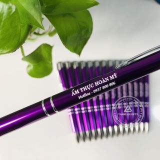 Quà Tặng Bút Bi Kim Loại Nhiều Màu Khắc Tên Doanh Nghiệp