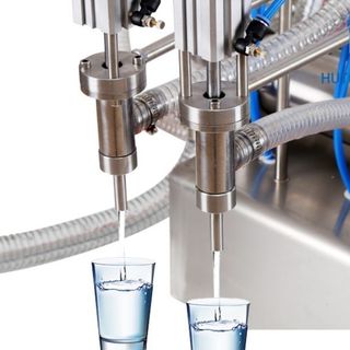 Máy chiết rót 2 vòi 100-1000ml: Hút trực tiếp