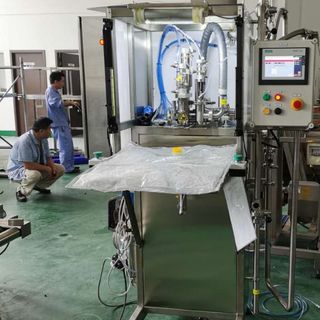 Máy chiết rót túi BIB bán tự động BIB200 1-25 lít các sản phẩm lỏng, sệt đựng túi bag in box.