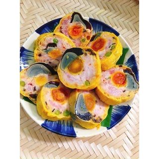 Chả Hoa ngũ sắc trứng muối+trứng bắt thảo đòn 500g