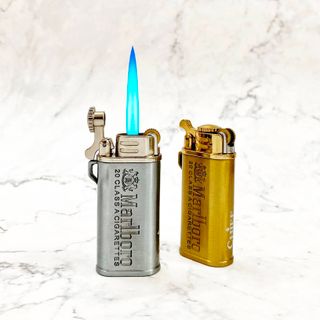 BẬT LỬA KHÈ GAS ĐÁ RÃNH TAY CHIEF CF220C LOGO MARLBORO - XÀI GAS