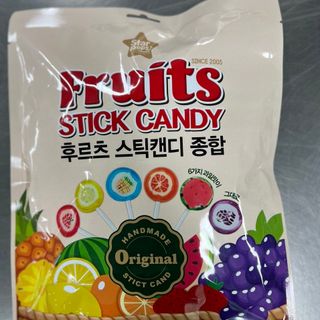 Kẹo mút vị trái cây tổng hợp Fruit Stick Candy gói 200g giá sỉ