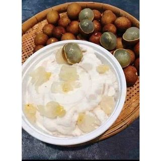 Kem nhãn tươi hộp 500gr (giao hỏa tốc tphcm)