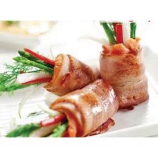 Xông khói Thịt Ba rọi heo cắt lát 500gr (giao tphcm)