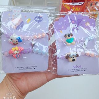 VÒNG TAY ĐÔI HẠT CHUỖI NÚT HÍT , giao ngẫu nhiên