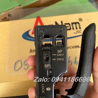 Kìm bấm đa năng Cat6A/ Cat7 chuyên dụng RJ11-RJ12-RJ45 hãng SHIPUCO