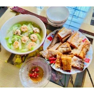 Khô Dứa nuôi baby 3 nắng khô ráo 1kg (giao tphcm)