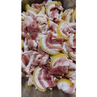 Heo rừng lai làm sạch cắt lát sẵn hộp 500gr (giao tphcm)