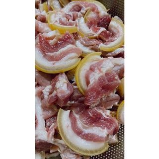 Heo rừng lai làm sạch cắt lát sẵn hộp 500gr (giao tphcm)