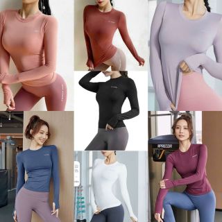 Áo tay dài bodyfit ami co giãn, 105k ôm body, thấm hút, thoải mái vận động Màu : Đen, Xanh đậm, Xám, Đỏ đô, Cam đất, Cam đào , ruốc Size : M L giá sỉ