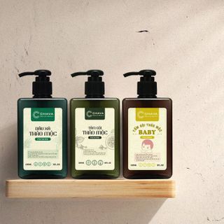 TẮM GỘI THẢO MỘC BABY PREMIUM 150ML - CHAVA NATURAL BEAUTY