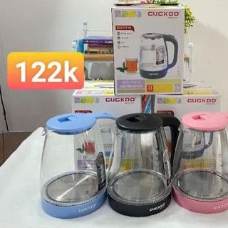Ấm đun nước siêu tốc GUGKDD -GD-ST16 vỏ thủy tinh, trong suốt giá sỉ - giá bán buôn