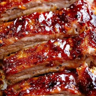 Sườn nướng ướp vị bbq 1kg (giao tphcm)