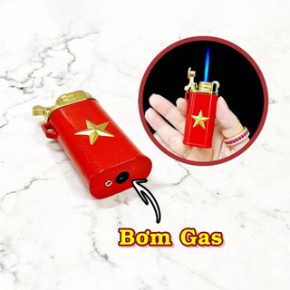 BẬT LỬA KHÈ GAS ĐÁ RÃNH TAY CHIEF CF220G HÌNH CỜ VIỆT NAM - XÀI GAS
