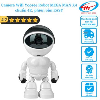 Camera Wifi Yoosee Robot MEGA MAN X4 chuẩn 4K, phiên bản EASY giá sỉ