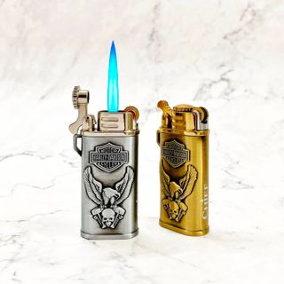 BẬT LỬA KHÈ GAS ĐÁ RÃNH TAY CHIEF CF220D HÌNH ĐẠI BÀNG LOGO "HARLEY-DAVIDSON" - XÀI GAS