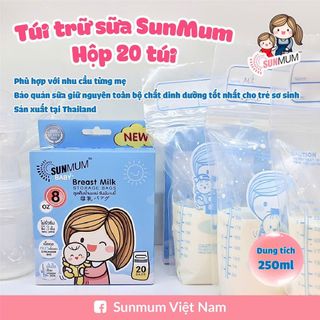 Tìm đại lý phân phối túi trữ sữa thương hiệu Sunmum Thái lan