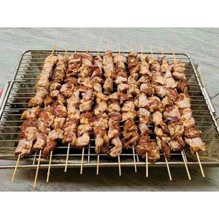 Chẳng dừng heo ướp sate hộp 500gr (giao tphcm )