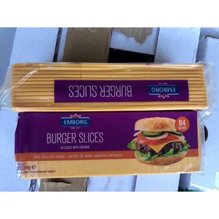 Phô Mai Lát Burger Slices 84 miếng 1.033kg