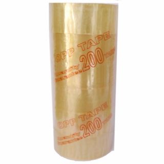 Băng keo trong, đục 200 yard 1.6kg 1 cây gồm 6 cuộn