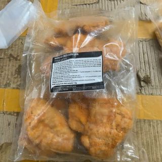 Miếng gà chiên giòn giòn -vị thảo mộc - Gà chiên Sanzoku bịch 1kg