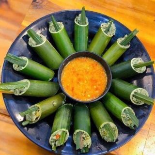 Chả ốc nhồi ống tre 500gr 20 ống (giao tphcm)