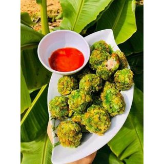 Cá viên cuộn cốm xanh vĩ 35 viên 500gr (giao hỏa tốc tphcm)