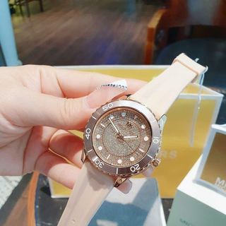 ĐỒNG HỒ CAO SU NỮ CAO CẤP M/K PINK