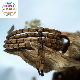 TRẦM HƯƠNG 108 HẠT MIX CHARM PHONG THỦY