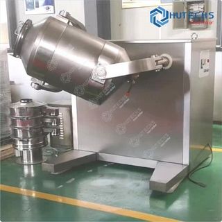 Máy trộn nằm ngang RIBBON, Máng CH, Máy trộn 2 trục