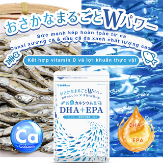 VIÊN UỐNG BỔ SUNG CANXI TỪ CÁ KẾT HỢP DHA + EPA