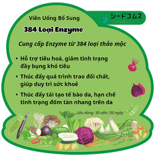 VIÊN UỐNG BỔ SUNG 384 LOẠI ENZYME-MUA 1 TẶNG 1