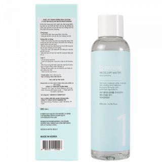 NƯỚC TẨY TRANG CHO LÀN DA KHÔ MẤT NƯỚC NHẠY CẢM MICELLAR MOISTURIZING DAMODE CHAI 100ML