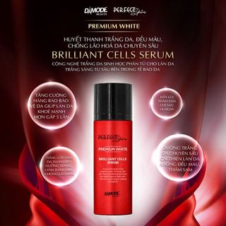 BRILLIANT CELLS SERUM HUYẾT THANH TRẮNG DA ĐỀU MÀU CHỐNG LÃO HÓA DAMODE CHAI 30ML