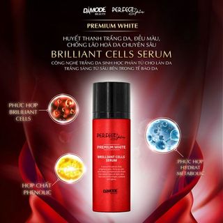 BRILLIANT CELLS SERUM HUYẾT THANH TRẮNG DA ĐỀU MÀU CHỐNG LÃO HÓA DAMODE CHAI 30ML